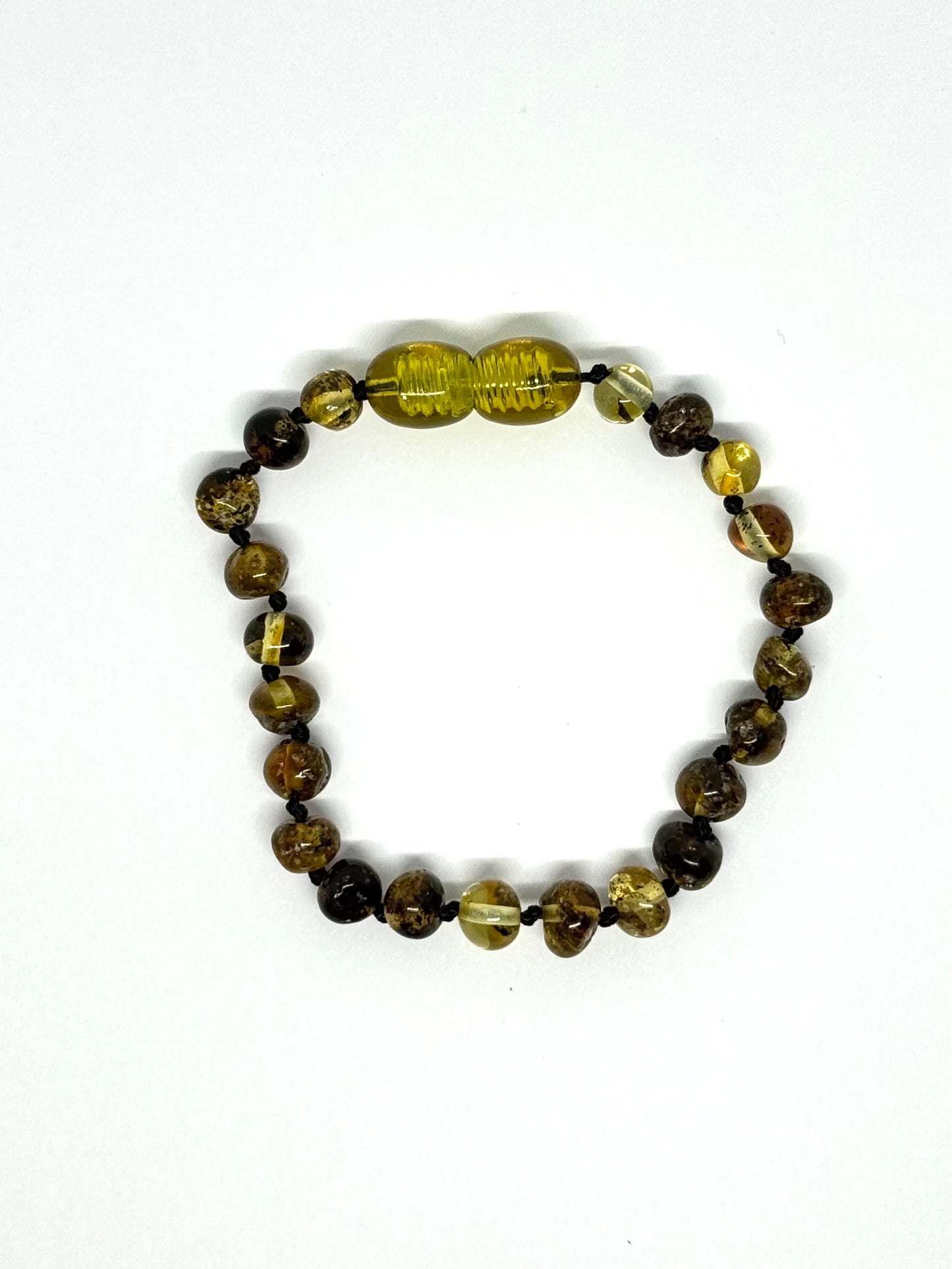 Barnsteen Armbandje/Enkelbandje - Groen (14 cm)
