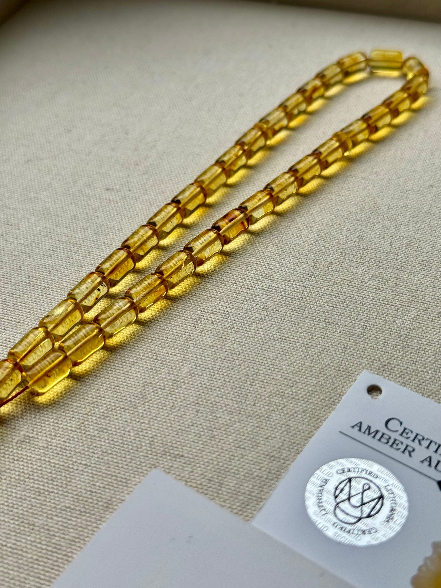 10x6mm Kaliningrad Damla Kehribar Tesbih - Osmanı Tuğra Püskül