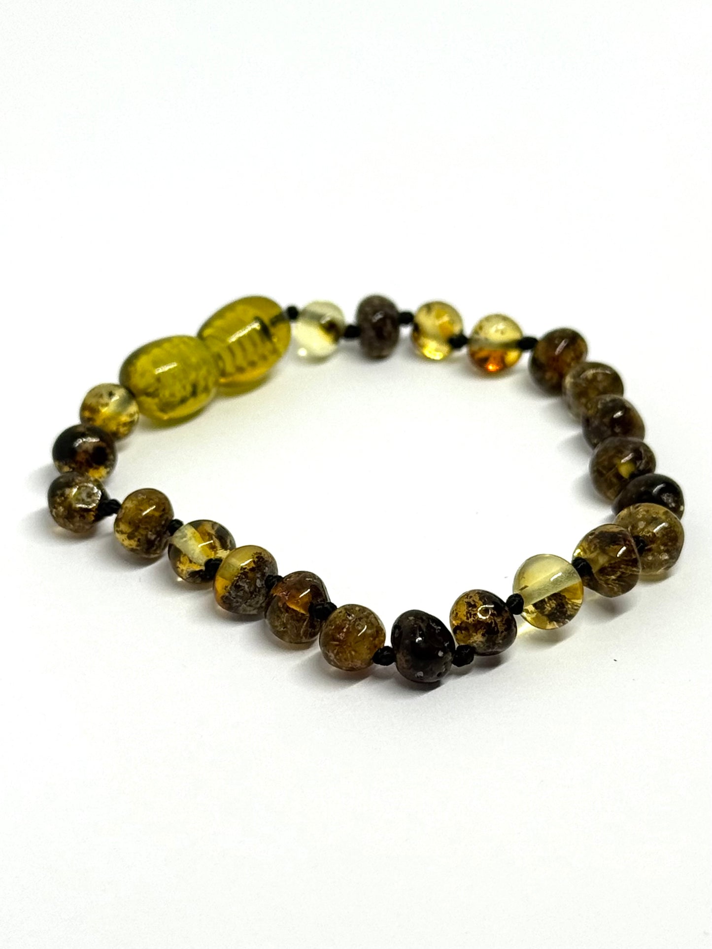 Barnsteen Armbandje/Enkelbandje - Groen (14 cm)