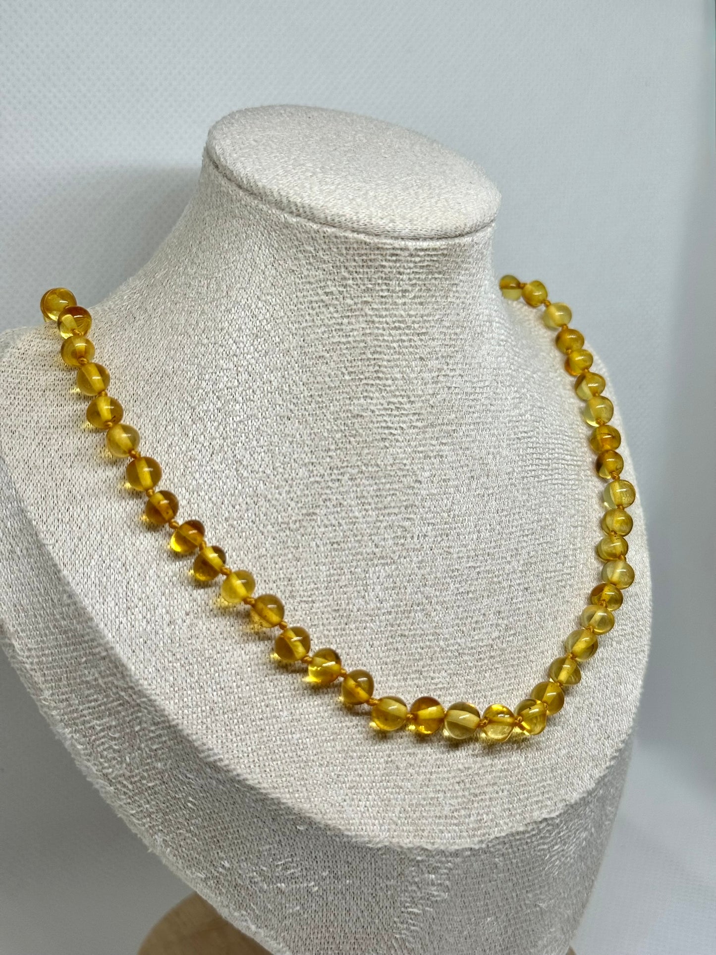 Barnsteen Ketting - Honing (44 cm)