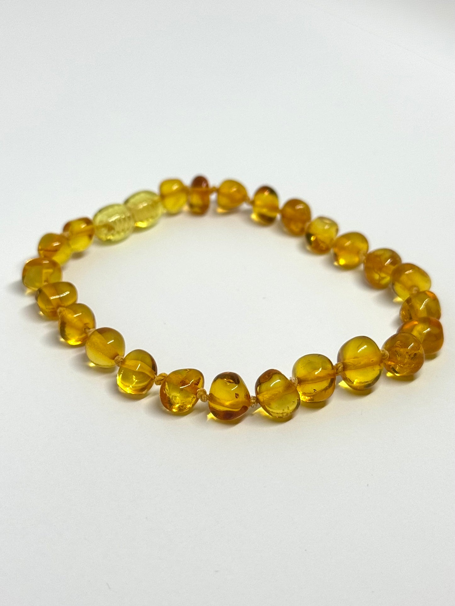 Barnsteen Armband - Honing (20 cm)