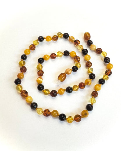 Barnsteen Ketting - Multicolor (45 cm)