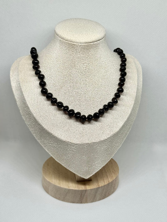 Barnsteen Ketting - Kers (44 cm)