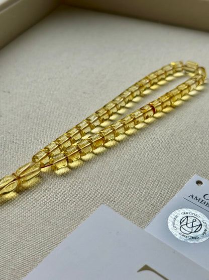 7,5x7mm Kaliningrad Damla Kehribar Tesbih