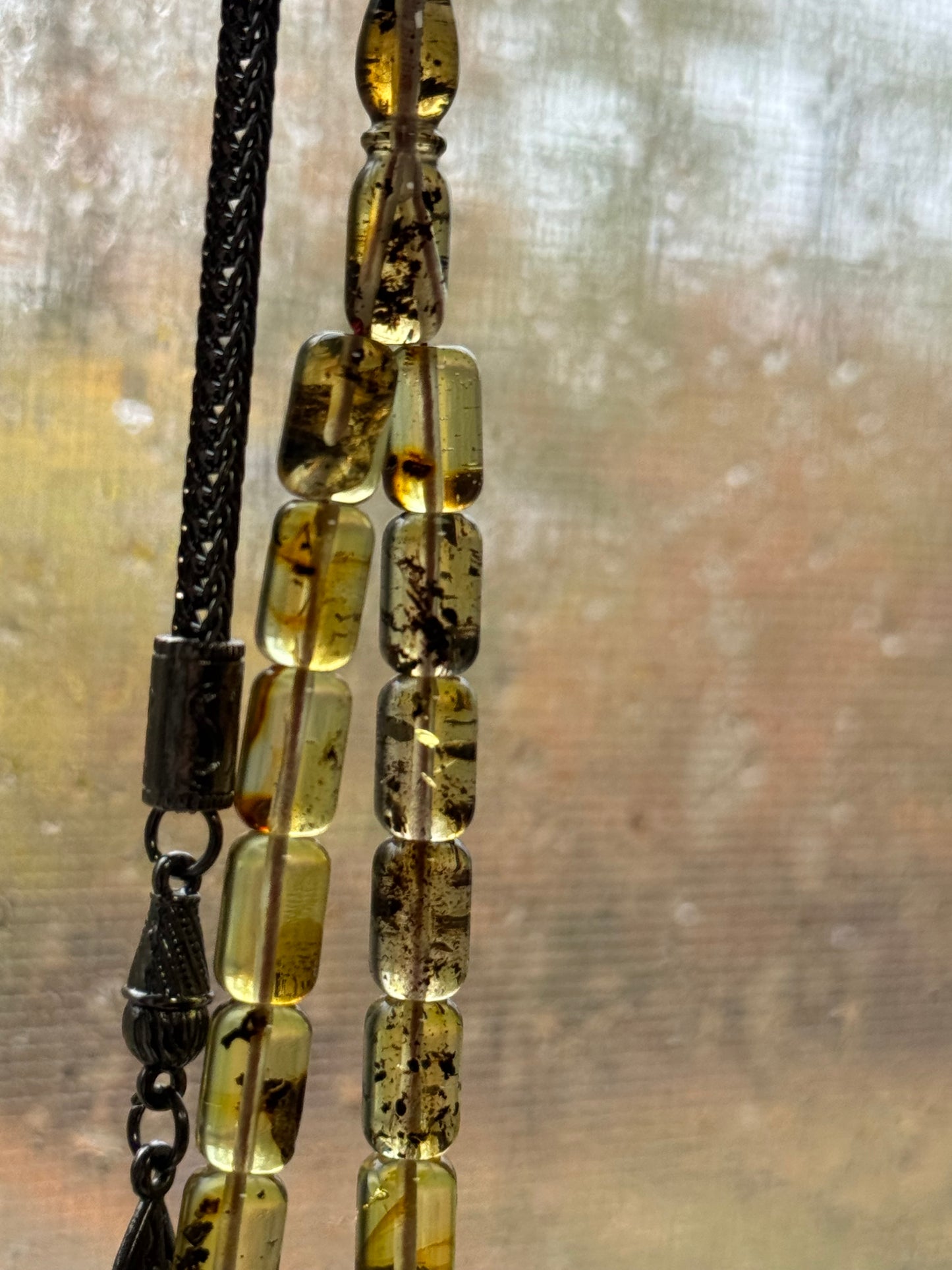 Capsule geslepen 100% Kaliningrad Barnsteen/Kehribar Tespih