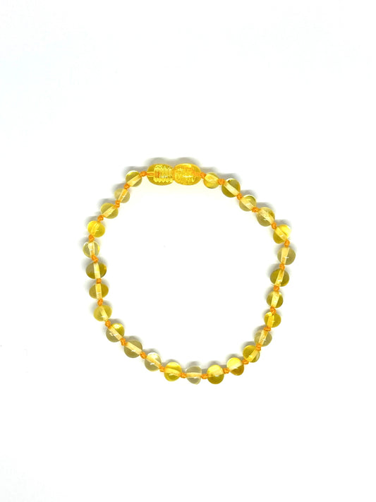 Barnsteen Armband - Citroen (20 cm)