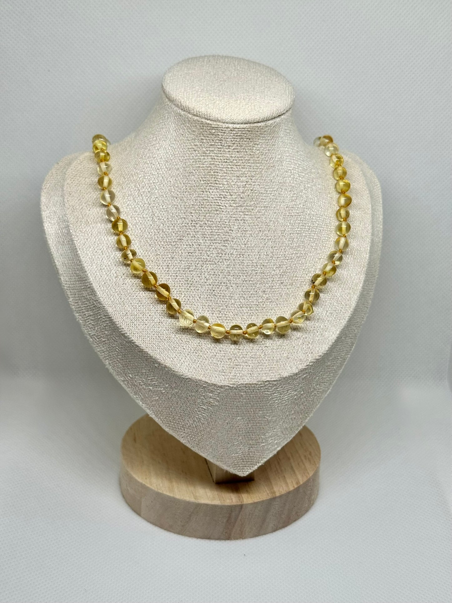 Barnsteen Ketting - Citroen (44 cm)