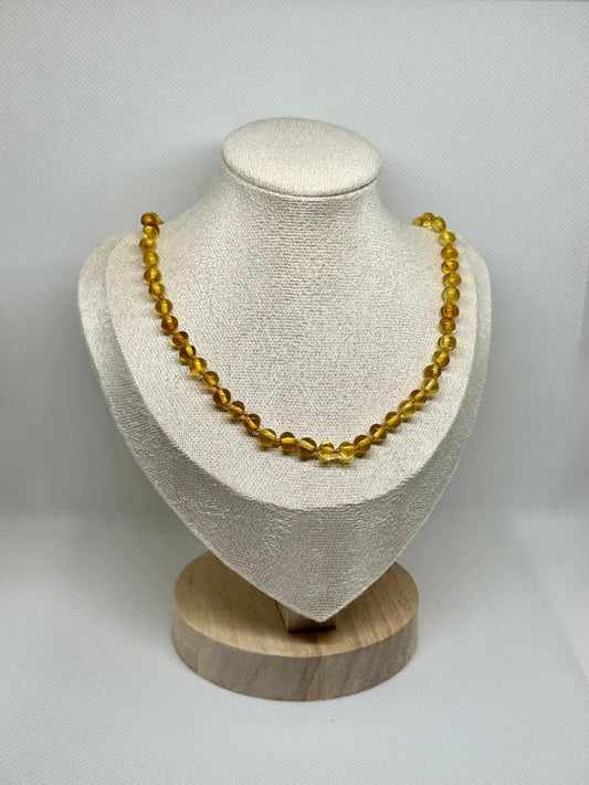 Barnsteen Ketting - Honing (44 cm)