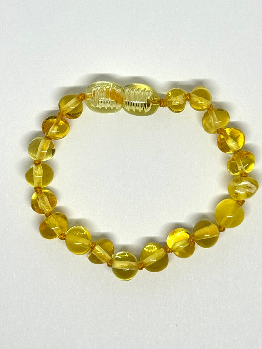 Barnsteen Armbandje - Citroen (14 cm)