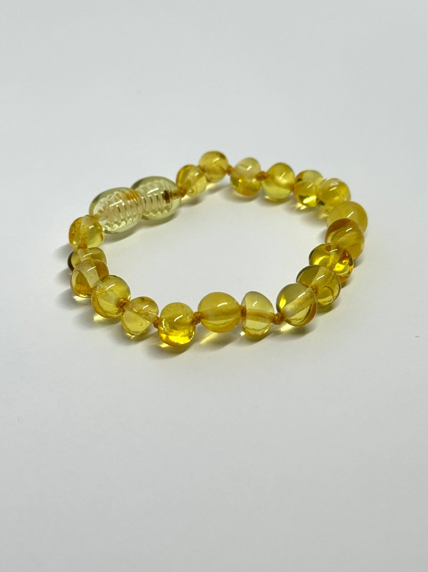 Barnsteen Armbandje - Citroen (14 cm)