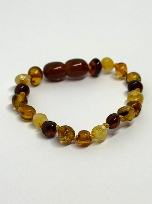 Barnsteen Armbandje - Multicolor (14 cm)