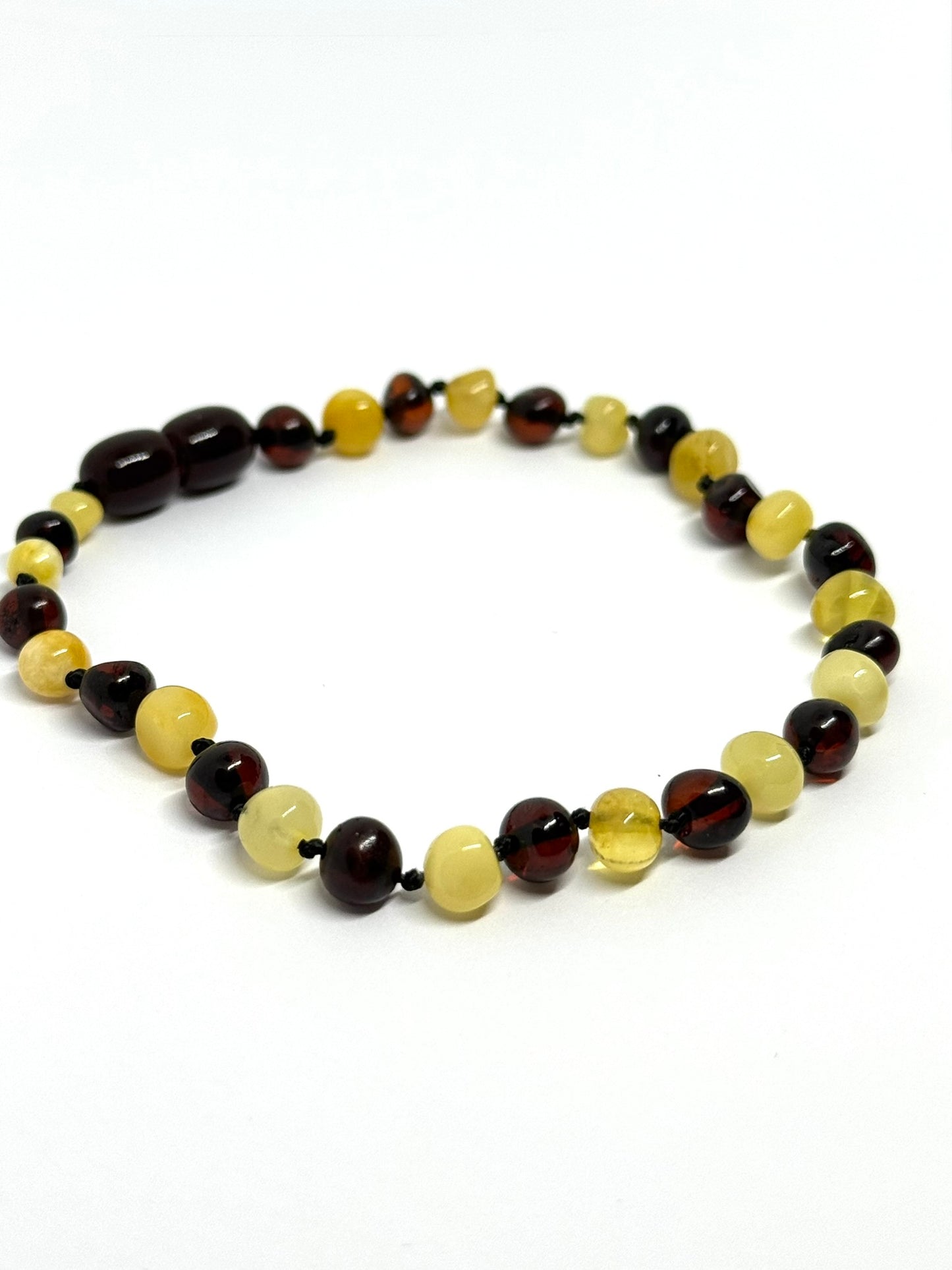Barnsteen Armband - Boter & Kers (20 cm)