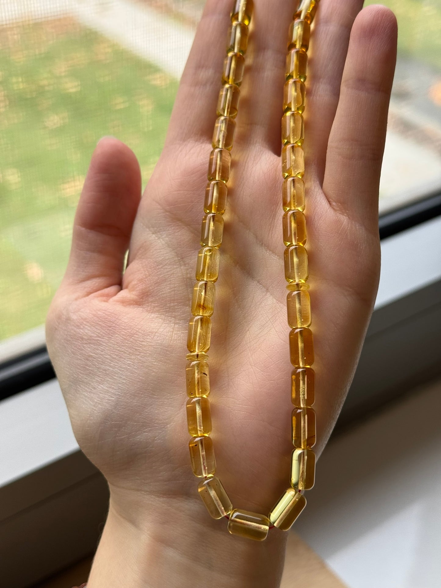 Capsule geslepen 100% Kaliningrad Barnsteen/Kehribar Tespih