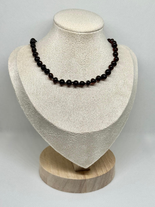 Barnsteen Baby Ketting - Kers (32 cm)